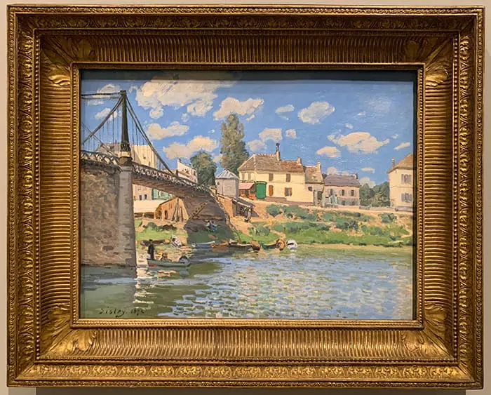 Alfred Sisley, Le Pont de Villeneuve-la-Garenne, 1872