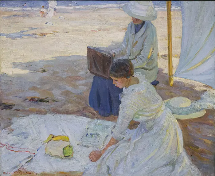 Helen McNicoll, À l'ombre de la tente, 1914