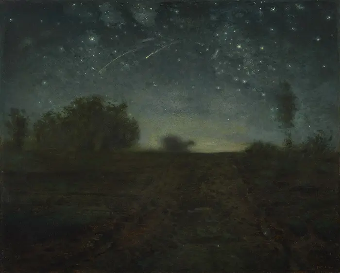 Jean-François Millet, Nuit étoilée, vers 1850