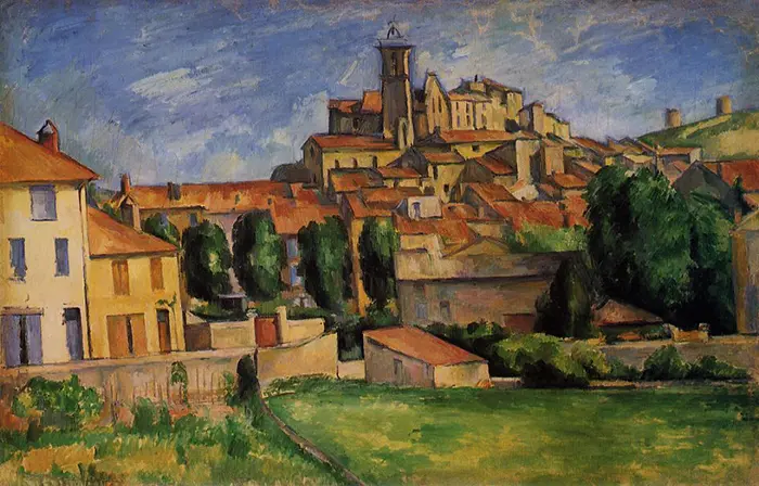 Paul Cézanne, Gardanne (vue horizontale), vers 1885 Paul Cézanne, Gardanne (vue horizontale), vers 1885