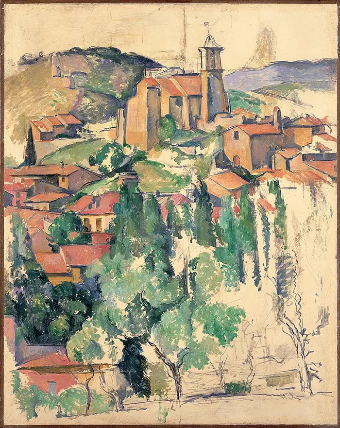 Paul Cézanne, Le Village de Gardanne, 1885-86 Paul Cézanne, Le Village de Gardanne, 1885-86