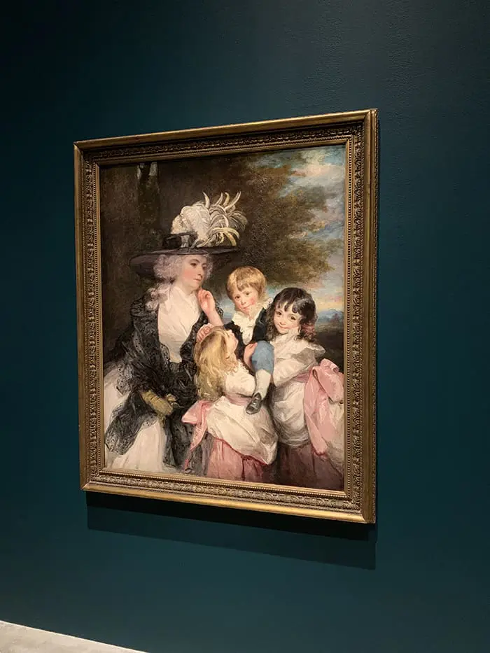 Sir Joshua Reynolds, Lady Smith (Charlotte Delaval) et ses enfants (George Henry, Louisa et Charlotte), 1787