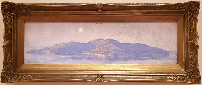 Arthur Streeton, Île magnétique (clair de lune, île magnétique), 1924