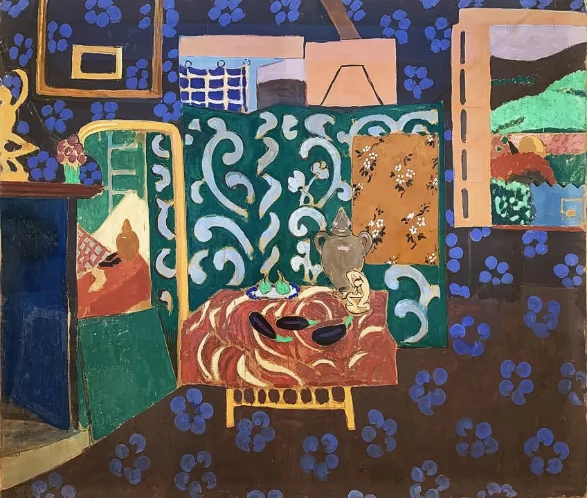 Tableaux bleus de Matisse