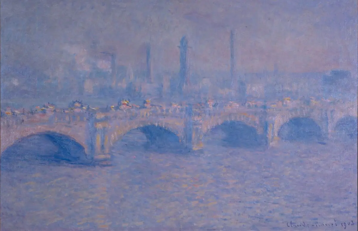 Claude Monet, Pont de Waterloo, Soleil, 1903