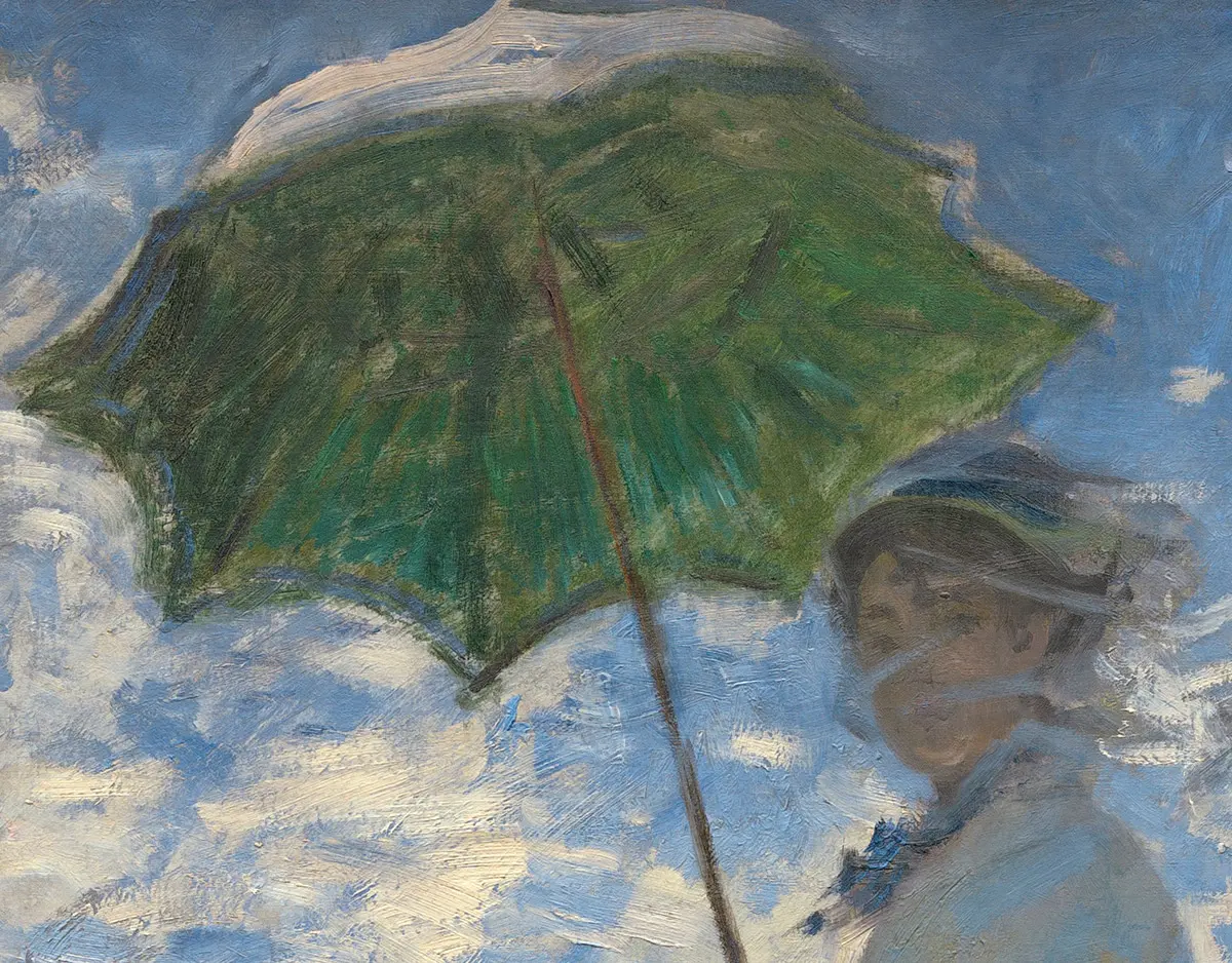 Claude Monet, Femme à l'ombrelle, 1875 (Détail 1)