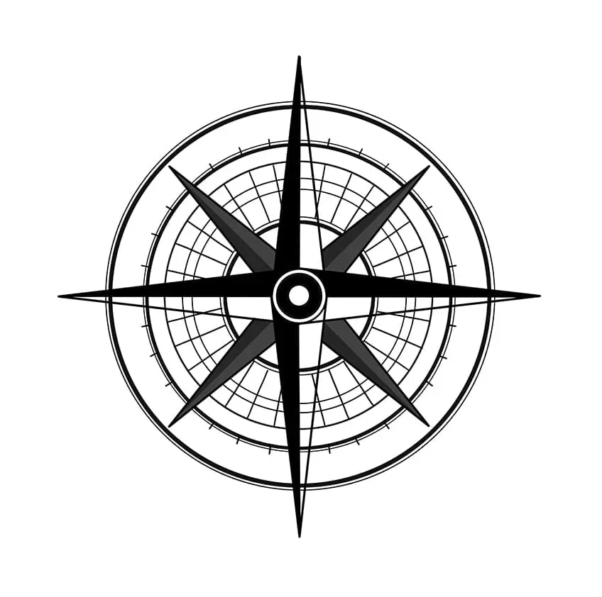 Boussole Dessin 6
