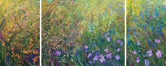 Erin Hanson, Mélange floral, 2018