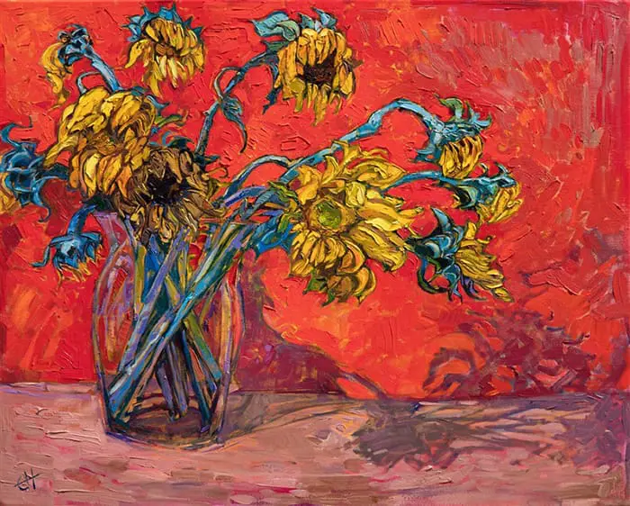 Erin Hanson, Tournesols, 2019