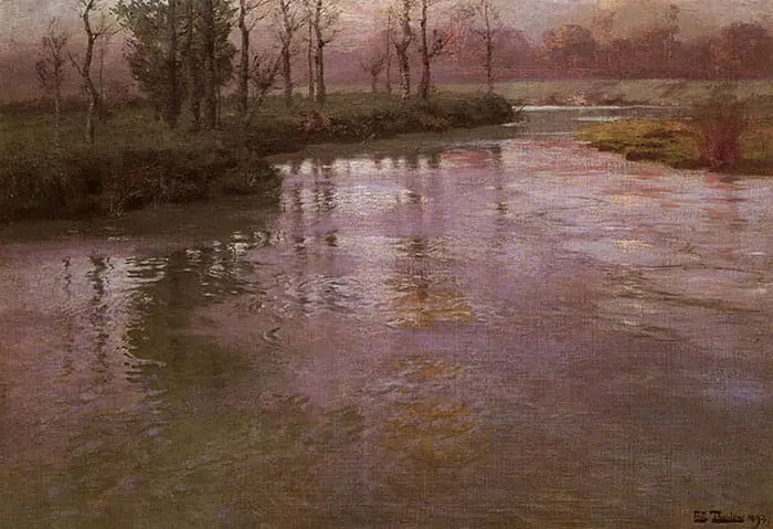 Frits Thaulow, Sur la rivière des Français, 1893