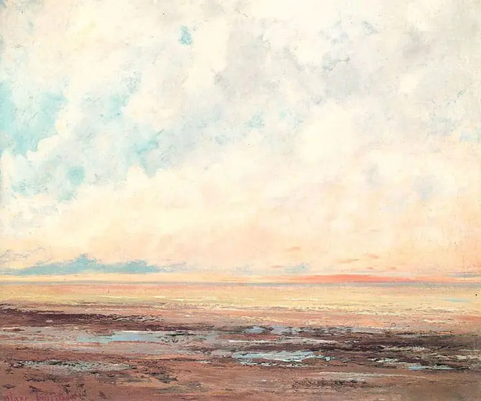 Gustave Courbet, Mer