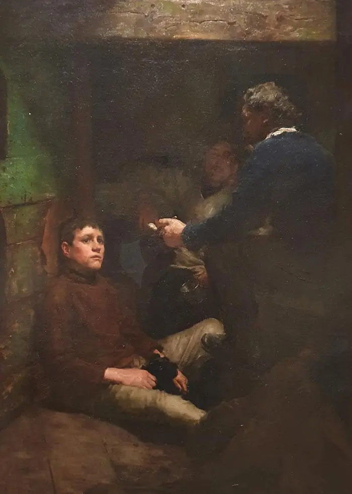 Henry Scott Tuke, Un fil de marin, 1887 Henry Scott Tuke, Un fil de marin, 1887