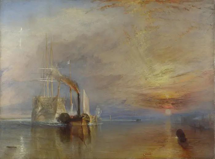 JMW Turner, The Fighting Temeraire, 1838