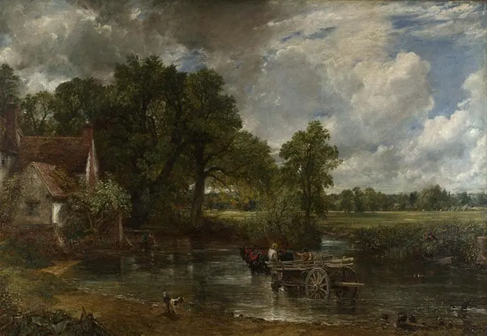 John Constable, La charrette de foin, 1821