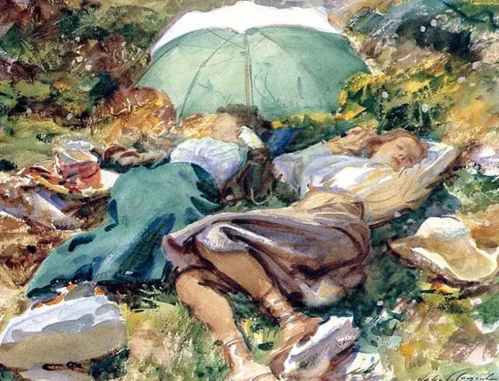 John Singer Sargent, Sieste, 1907