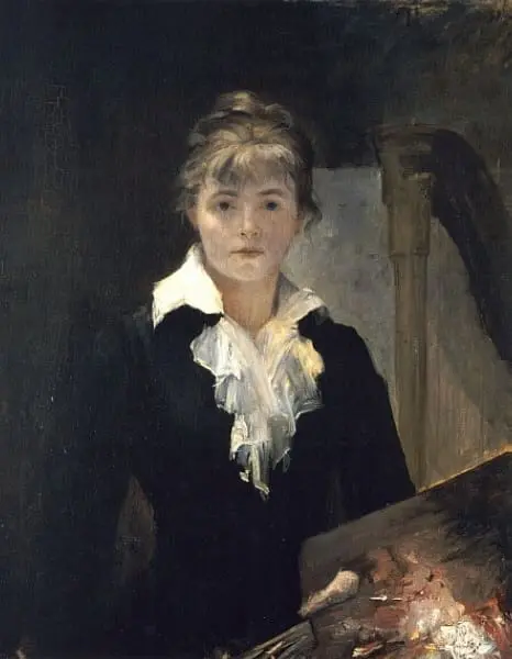 Marie Bashkirtseff, Autoportrait à la palette, 1880