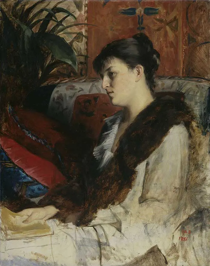 Marie Bashkirtseff, La belle-sœur de l'artiste, 1881