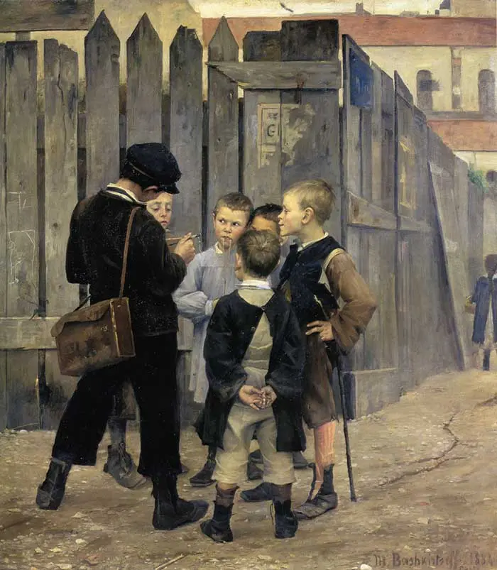 Marie Bashkirtseff, La Rencontre, 1884
