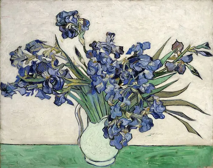 Vincent van Gogh, Iris dans un vase, 1890