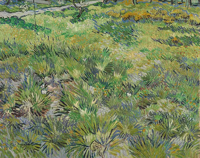 Vincent van Gogh, Herbe longue aux papillons, 1890