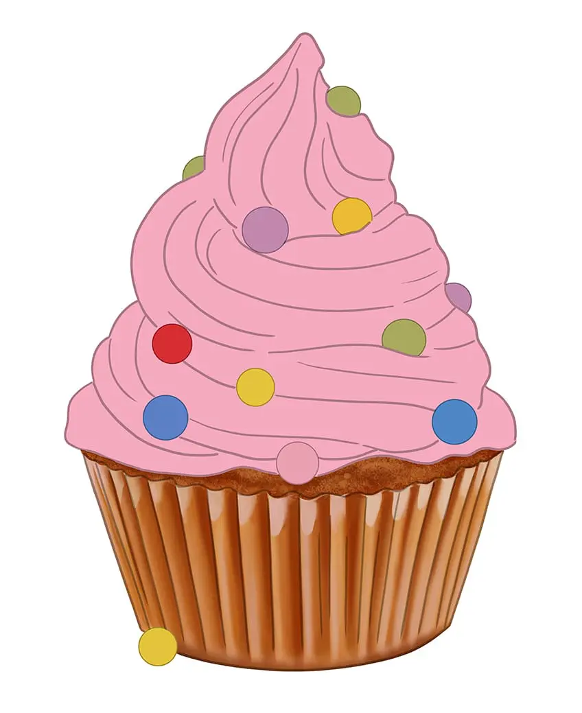 dessin de petit gâteau 11