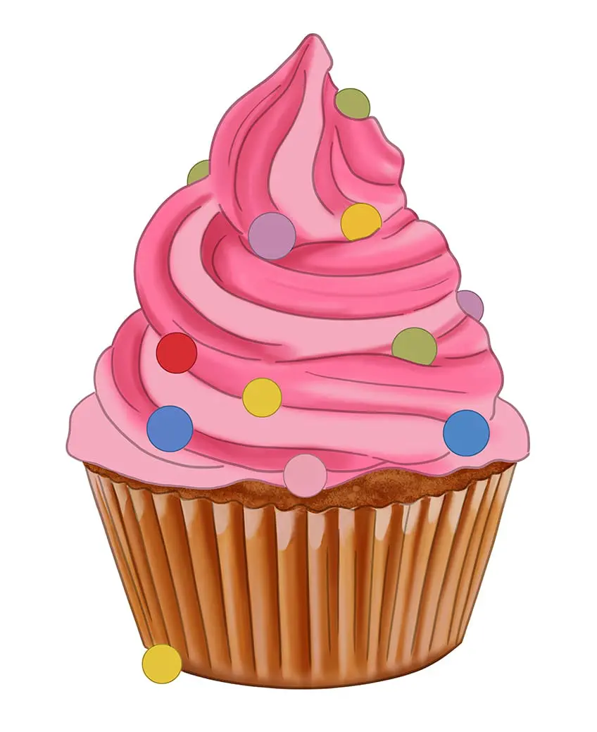 dessin de cupcake 12