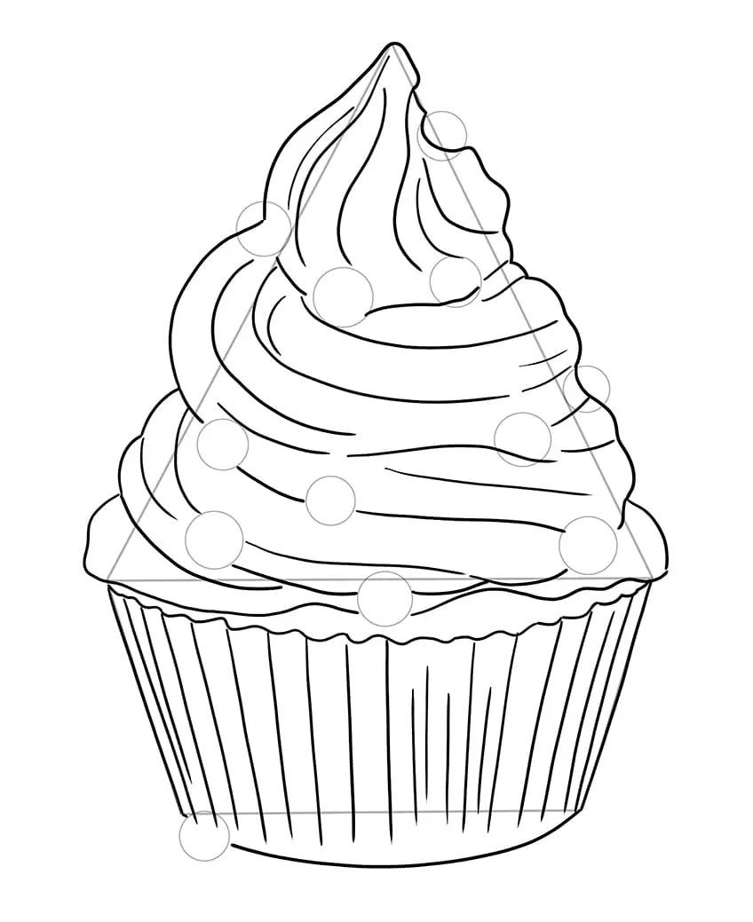 dessin de cupcake 4