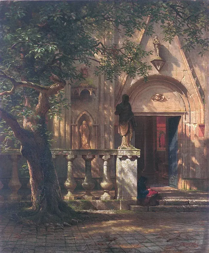 Albert Bierstadt, Soleil et ombre, 1862