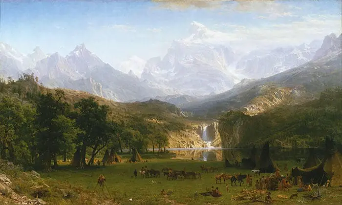 Albert Bierstadt, Les Montagnes Rocheuses, Lander's Peak, 1863