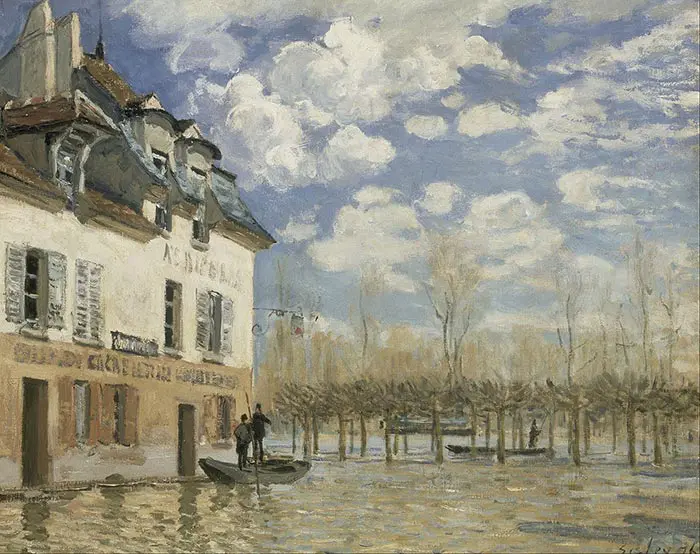 Alfred Sisley, Inondation à Port-Marly, 1876