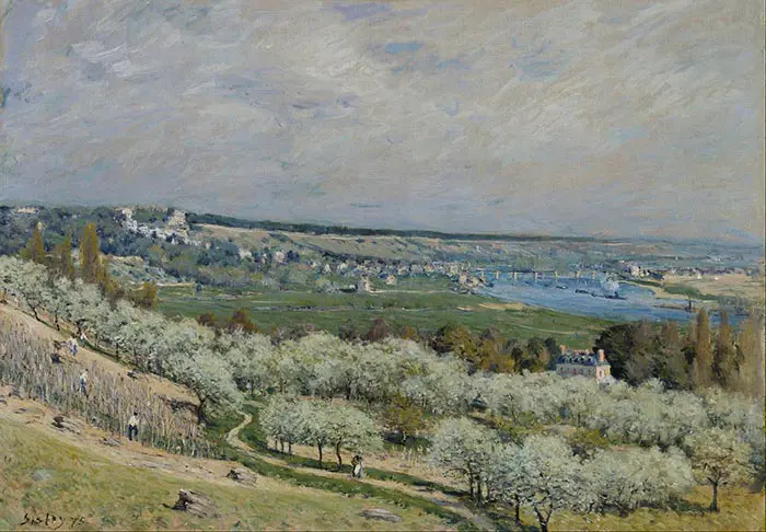 Alfred Sisley, La Terrasse de Saint-Germain, Printemps, 1875