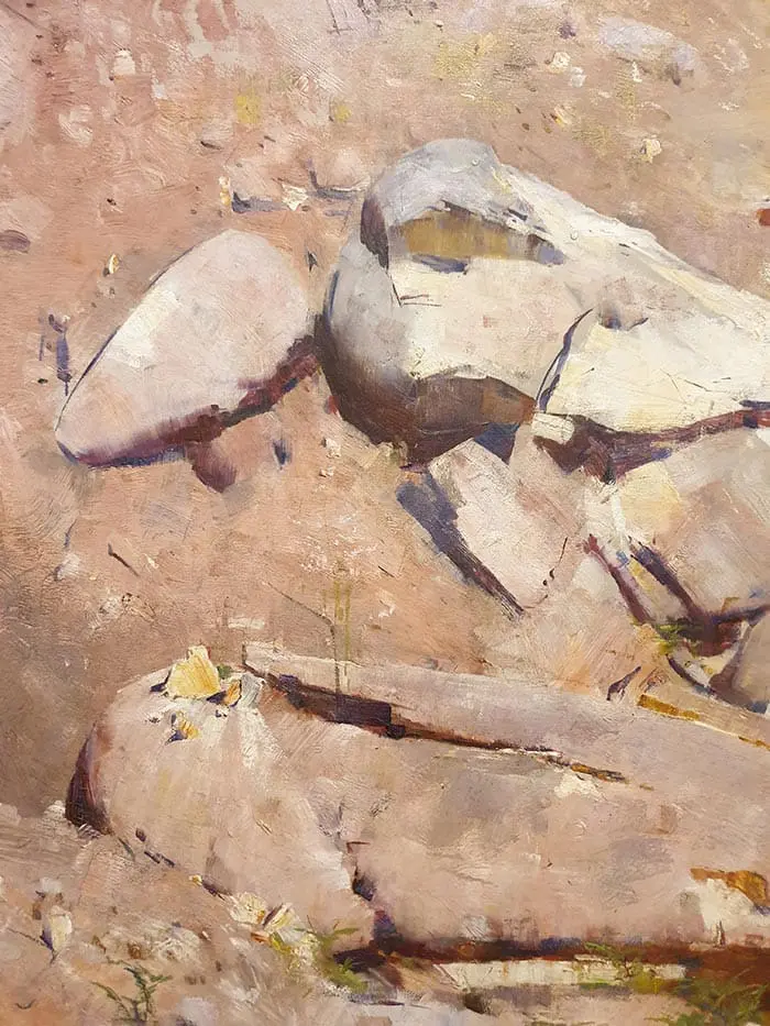 Arthur Streeton, Le feu est allumé, 1891 (1) Arthur Streeton, Le feu est allumé, 1891 (1)