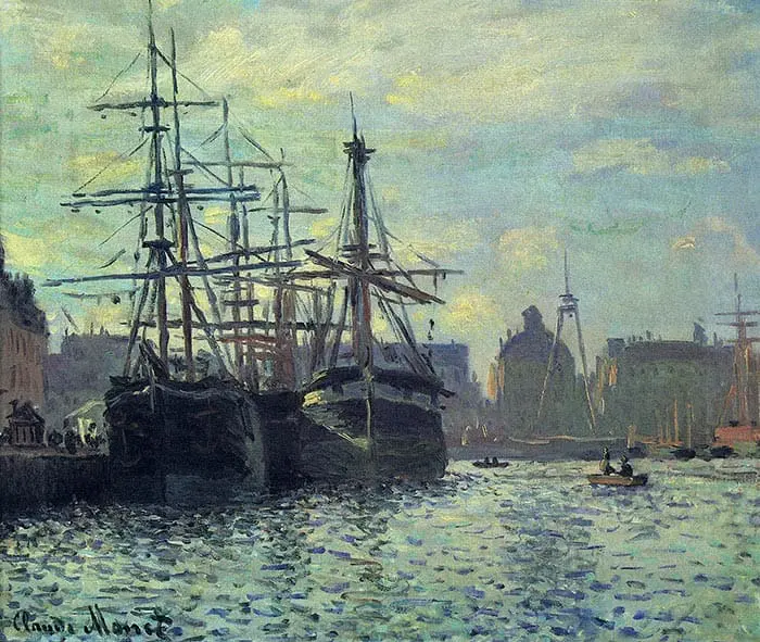 Claude Monet, Le Bassin du Commerce, Le Havre, 1874