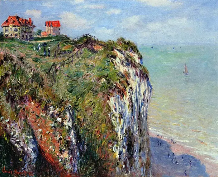 Claude Monet, Rocher à Dieppe, 1882