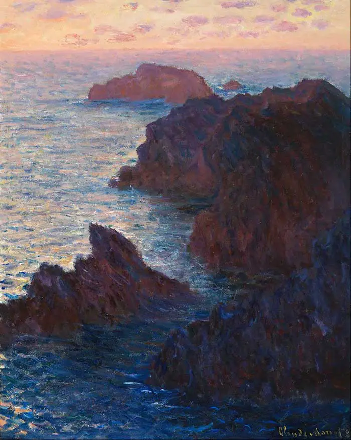 Claude Monet, Rochers à Belle-Ile, Port-Domois, 1886