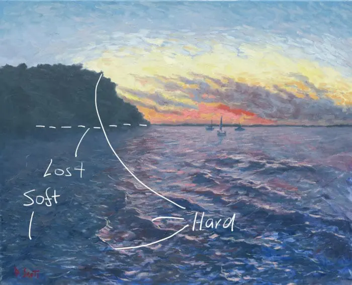 Dan Scott, Trois bateaux à Kingfisher Bay, 2016, Lost, Soft, Hard Edges