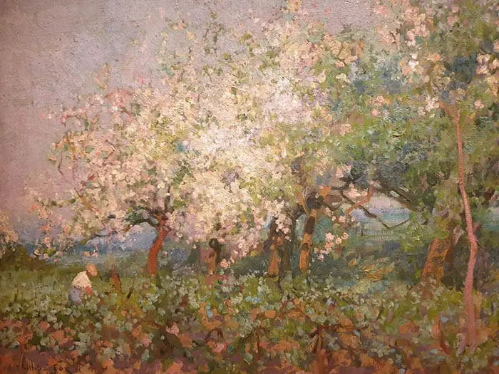 Emanuel Phillips Fox, Fleur de pommier, vers 1905