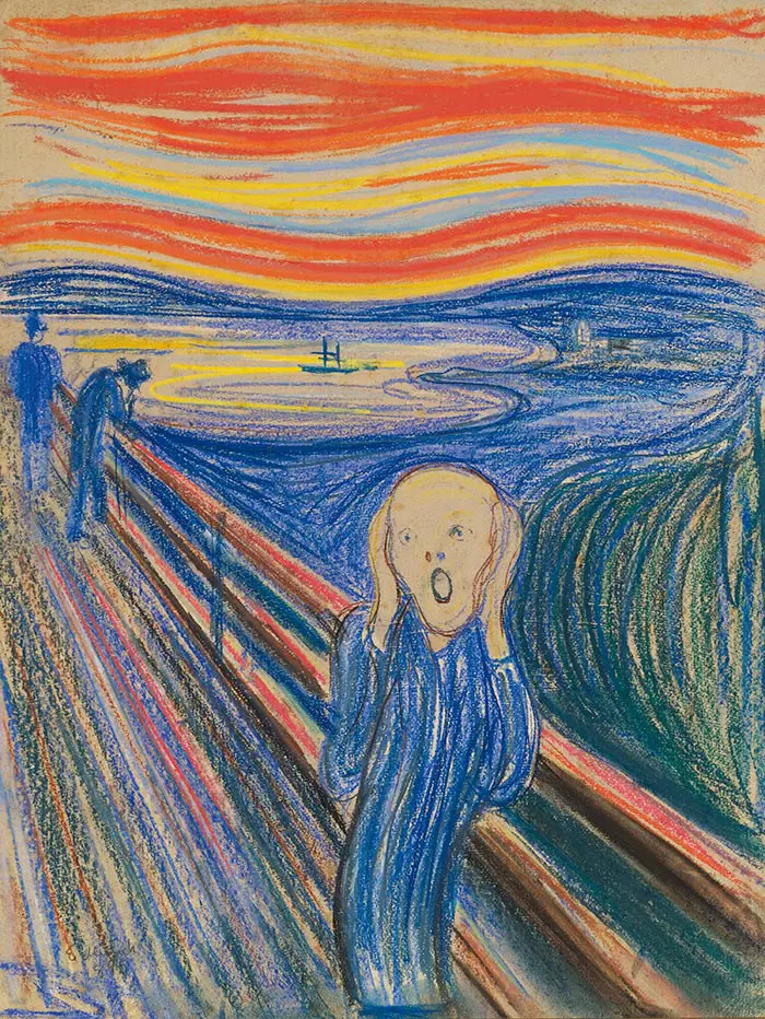Edvard Munch, Le Cri, 1895 (Pastel)