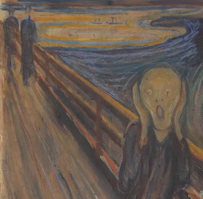 Edvard Munch, Le Cri, 1893 (Détail 5)