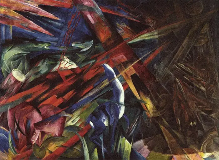 Franz Marc, Le sort des animaux, 1913