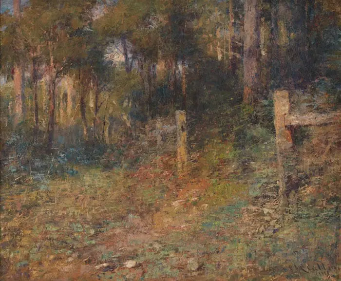 Frederick McCubbin, La lisière de la forêt, 1911