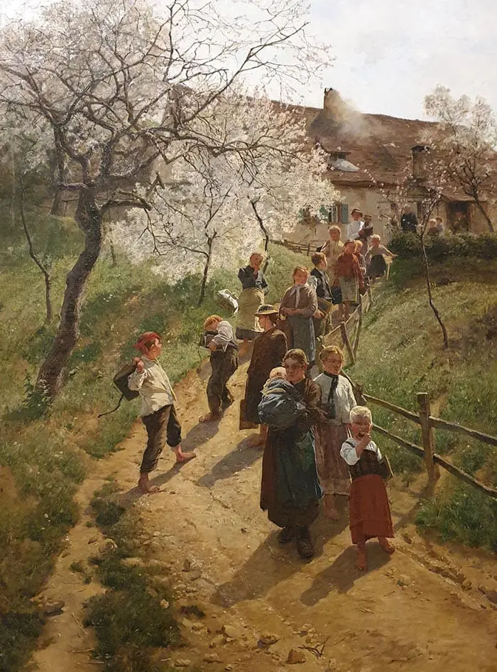 Friedrich Kallmorgen, Un jour de printemps, 1889 Friedrich Kallmorgen, Un jour de printemps, 1889
