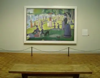 J'ai écrit plus sur le pointillisme ici. Seurat s'est inspiré de la théorie et de la perception des couleurs.