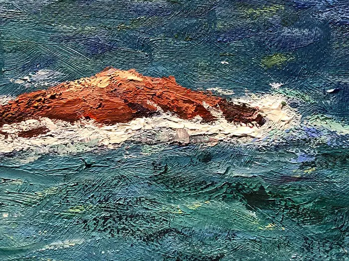 Tableau Honeymoon Bay - Détail (6) Tableau Honeymoon Bay - Détail (6)