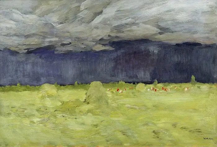 Isaac Levitan, Fenaison, 1900