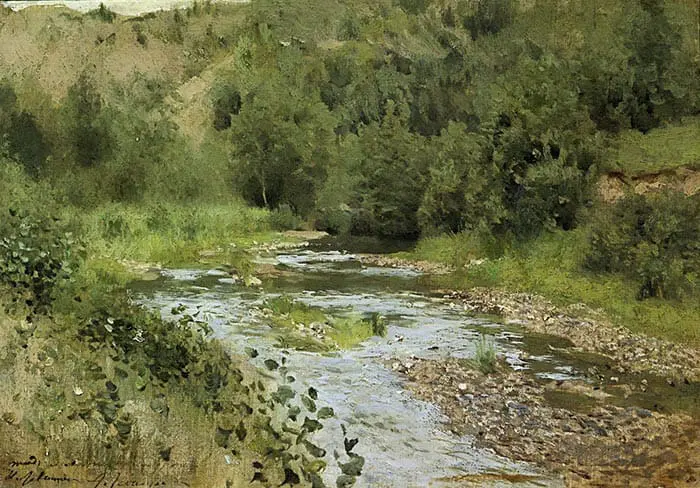 Isaac Lévitan, Rivière, 1888