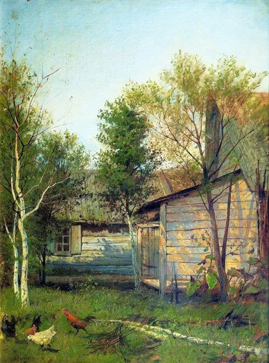 Isaac Lévitan, Journée ensoleillée.  Printemps, 1876