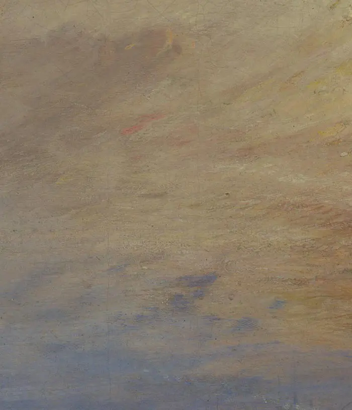 JMW Turner, The Fighting Temeraire, 1838 (Scumbling)