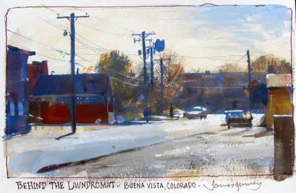 James Gurney, Derrière la laverie automatique James Gurney, Derrière la laverie automatique