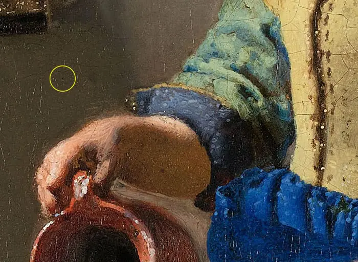 Johannes Vermeer, La Laitière - Sténopé